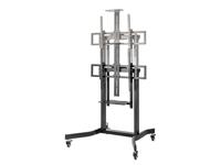 Equip Vloerstandaard 55-100 inch / 1TFT 120 kg 1 plank zwart - thumbnail