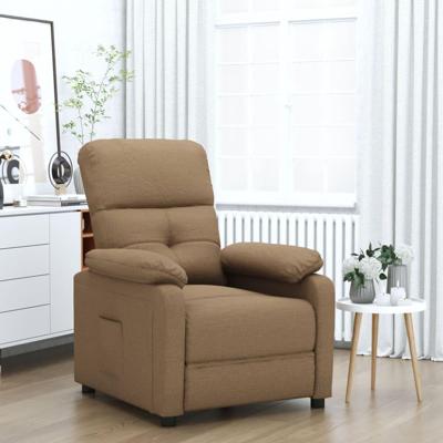 Fauteuil verstelbaar stof bruin Fauteuil verstelbaar stof bruin