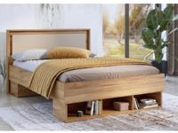 Bed IMPALUNA 140x200 cm mauvella eik - thumbnail