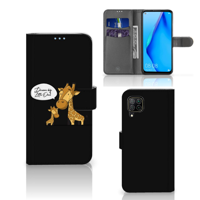 Huawei P40 Lite Leuk Hoesje Giraffe - thumbnail