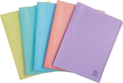 Exacompta showalbum Chromaline, 40 tassen, geassorteerde pastelkleuren