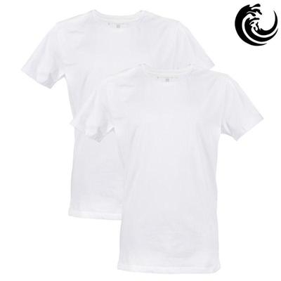 Vinnie-G Heren T-shirt Ronde hals Wit 2-pack-XL