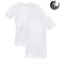 Vinnie-G Heren T-shirt Ronde hals Wit 2-pack-XL - thumbnail