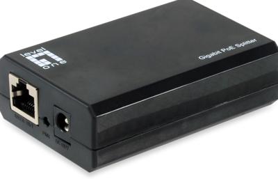 LevelOne POS-5000 network splitter Zwart Power over Ethernet (PoE)
