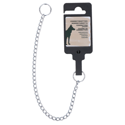 Ketting Correctie Verchroomd 1.6mmx30cm