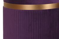 Voetensteun DKD Home Decor Polyester MDF Bordeaux (39 x 39 x 49 cm) - thumbnail