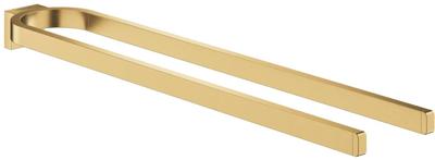 GROHE Selection Handdoekhouder - 36cm - dubbel - niet draaibaar - brushed cool sunrise 41059gn0 GROHE Selection Handdoekhouder - 36cm - dubbel - niet draaibaar - brushed cool sunrise 41059gn0