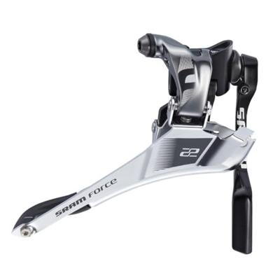 SRAM voorderailleur "force 22" fr.derail."force 22" 2-sp bot.pull braze-on