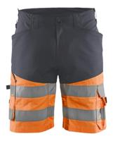 Blåkläder Short met stretch High-Vis 15411811/ | Medium Grijs/ High Vis Oranje | Maat 60 - 7330509748343 - thumbnail