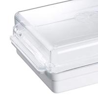 Westmark Botervloot Traditioneel Transparant/Wit - thumbnail