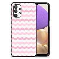 Samsung Galaxy A32 5G Back Case Waves Roze - thumbnail