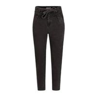 Morgan high waist slim fit jeans antraciet - thumbnail
