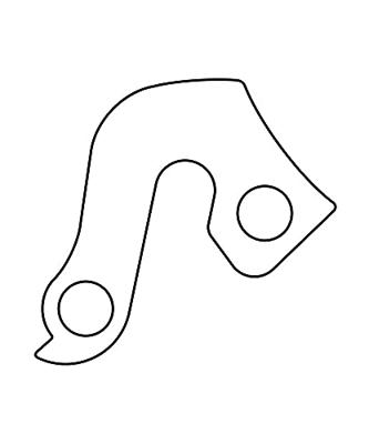 Union derailleurpad gh-061 met schroefset m8x0.75 - thumbnail