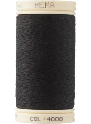 HEMA Naaigaren katoen 500m zwart (zwart)