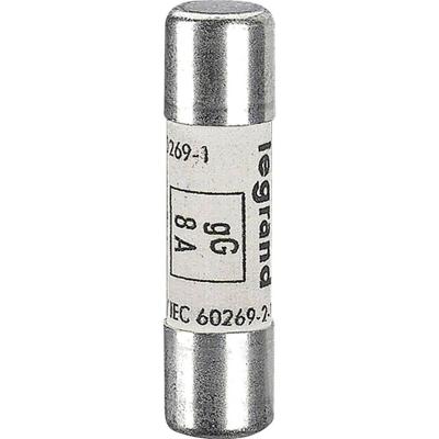 Legrand 013308 Cilinderzekering 8 A 500 V/AC 1 stuk(s)