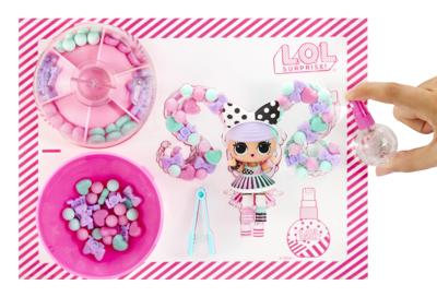 L.O.L. surprise hair beads speelfiguur in bal
