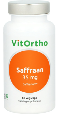 VitOrtho Saffraan 35mg 60 Vegetarische capsules VitOrtho Saffraan 35mg 60 Vegetarische capsules