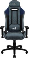 Aerocool DUKE AeroSuede Universele gamestoel Zwart, Blauw - thumbnail