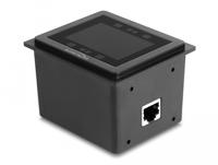 Delock 90600 2D-barcodescanner Kabel 2D, 1D LED Zwart Inbouw - thumbnail