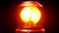 Osram Automotive Light Signal Halogen Beacon Light RBL101 Zwaailicht 24 V werkt op boordnet Schroefmontage Oranje - thumbnail