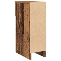 Nachtkastjes 2 st met lade 20x36x60 cm oud houtkleurig - thumbnail