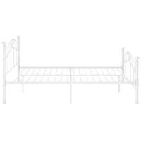 Bedframe metaal wit 120x200 cm - thumbnail