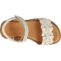 Leren sandalen voor meisjes LORE FLOWERS FRODDO goud - thumbnail