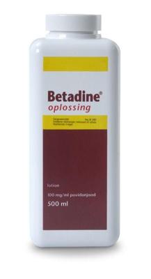 Betadine Jodium Oplossing 500ml Betadine Jodium Oplossing 500ml