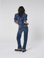 Only Onlblush Mid Straight Dnm Tai021 Noos Broek Dark Blue Denim - thumbnail