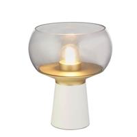 Searchlight TafellampTablu wit/goud met smoke kap - EU60241 - thumbnail