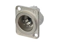 Neutrik NC5MD-LX XLR-connector Flensstekker, contacten recht Aantal polen: 5 Zilver 1 stuk(s) - thumbnail
