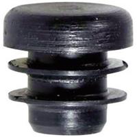 PB Fastener 085 0180 699 03 Eindstop Plaatdikte (max.): 2 mm Polyethyleen Zwart 1 stuk(s) - thumbnail