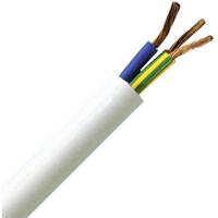 Kopp 151810842 Geïsoleerde kabel H05VV5-F 3 x 1.5 mm² Wit 10 m - thumbnail