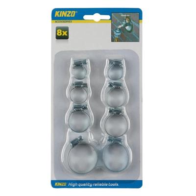 Kinzo Slangklemmen kaart a 8 stuks