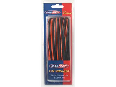 Speakerkabel - 2X0,5mm 10m Rood Zwart (CS205RBX) Speakerkabel - 2X0,5mm 10m Rood Zwart (CS205RBX)