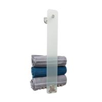 Best Design Best-Design "Ore" IBRO wand-Handdoek opbergbeugel RVS/Mat-glas - thumbnail