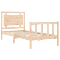 Bedframe zonder matras massief grenenhout 100x200 cm - thumbnail