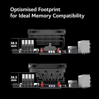 Akasa ALUCIA H6LS M2 Processor Luchtkoeler 12 cm Zwart, Blauw 1 stuk(s) Akasa ALUCIA H6LS M2 Processor Luchtkoeler 12 cm Zwart, Blauw 1 stuk(s)
