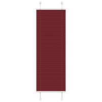 VidaXL Plissé rolgordijn 45x150 cm stofbreedte 44,4 cm bordeauxrood - thumbnail