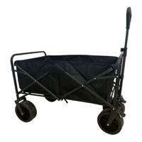 Outdoor Bolderwagen Opvouwbaar 90x51x57 cm Zwart - thumbnail