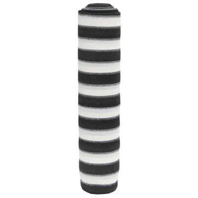 Privacynet 195 g/m 1,2x10 m HDPE antracietkleurig en wit