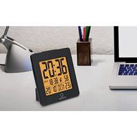 Renkforce 1383425 Wekker Zendergestuurd Zwart Alarmtijden 2 - thumbnail