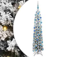 VidaXL Kunstkerstboom groen 180 cm pvc en staal en kunststof - thumbnail