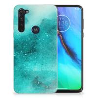 Hoesje maken Motorola Moto G Stylus Painting Blue - thumbnail