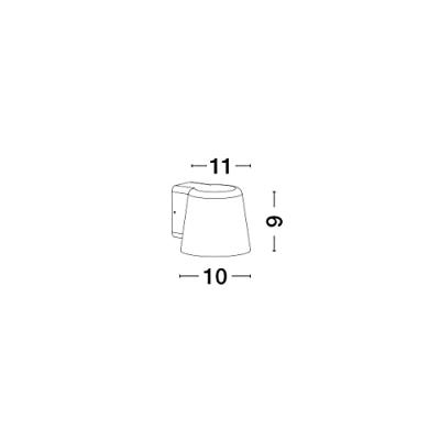 Lyora OpbouwspotOvi zwart - 9136182