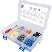 TRU COMPONENTS T1711C002 Assortiment adereindhulzen 0.5 mm², 0.75 mm², 1.0 mm², 1.5 mm², 2.5 mm², 4 mm², 6 mm², 10 mm² 3200 stuk(s) - thumbnail