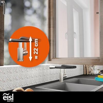 EISL FLEXO mengkraan keuken | roestvrij staal-look-zwart - NI186FLNIB - NI186FLNIB - thumbnail