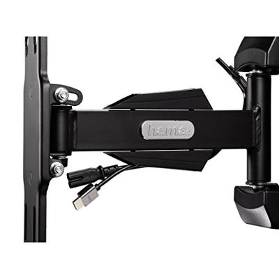Hama TV-muurbeugel Volledig Beweegbaar 3 Sterren 1 Arm VESA 400x400 Zwart - thumbnail