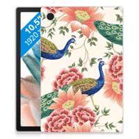 Back Case voor Samsung Galaxy Tab A8 2021/2022 Pink Peacock - thumbnail