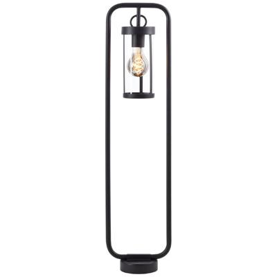 Brilliant Sidney 44293/06 Staande buitenlamp E27 Zwart, Transparant